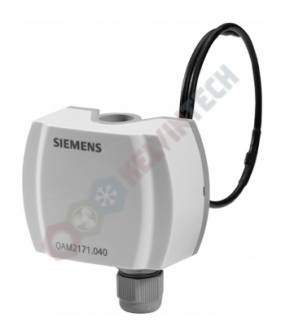 Kanałowy czujnik temperatury Siemens QAM2161.040 (kapilara 0,4m)