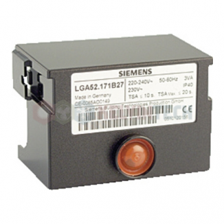 Sterownik do palników gazowych 1- lub 2-stopniowych Siemens LGA41.173A27