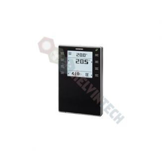 Zadajnik pomieszczeniowy z komunikacją KNX ze zintegrowanymi czujnikami temperatury, Siemens QMX3.P74-1BSC