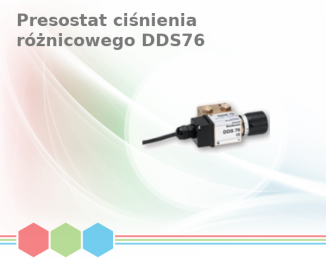 DDS76 Presostat ciśnienia różnicowego