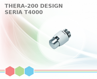 Thera-200 Design Seria T4000 Dekoracyjne głowice termostatyczne