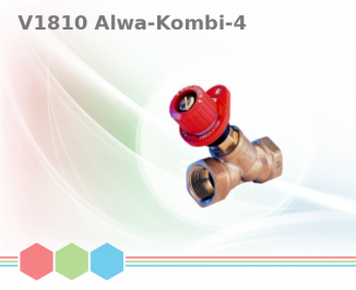 V1810 Alwa-Kombi-4 Zawór równoważący w cyrkulacji cwu