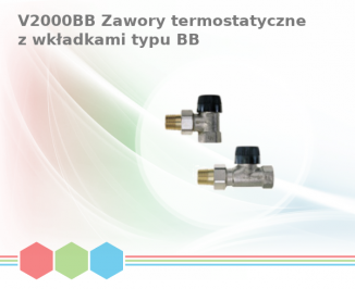 V2000BB Zawory termostatyczne z wkładkami zaworowymi typ BB
