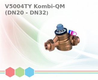 V5004TY Kombi-QM (DN20 - DN32) Zawór równoważąco-regulacyjny