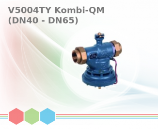 V5004TY Kombi-QM (DN40 - DN65) Zawór równoważąco-regulacyjny - kołnierzowy